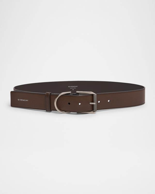 Voyou Logo Leather Belt